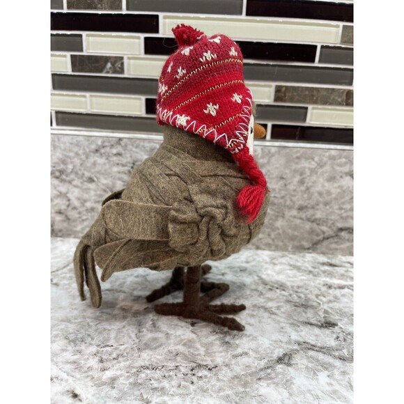 2013 SPRITZ Featherly Friends Winter Christmas Bird Red Hat Wondershop - Picture 4 of 6